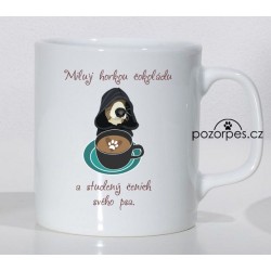 Hrneček bílý STUDENÝ ČENICH ČOKO 250 ml