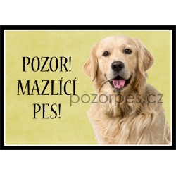 Tabulka MAZLÍCÍ PES hliník