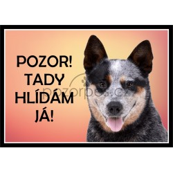 Tabulka Australský honácký pes - hliník