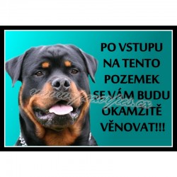 Tabulka PO VSTUPU NA TENTO POZEMEK