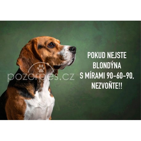 Tabulka BLONDÝNA 60-90-60