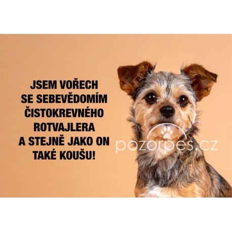 Tabulka VOŘECH hliník