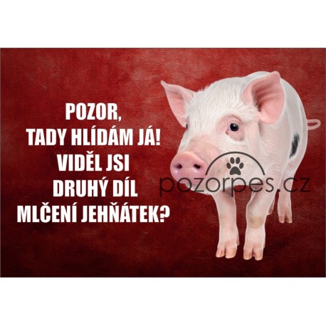 Tabulka PRASÁTKO-Mlčení jehňátek