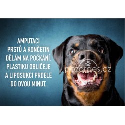 Tabulka AMPUTACE hliník