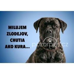 Tabulka CHUTIA AKO KURA hliník