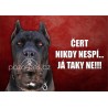 Tabulka ČERT NIKDY NESPÍ