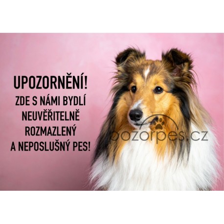 Tabulka ROZMAZLENÝ PES