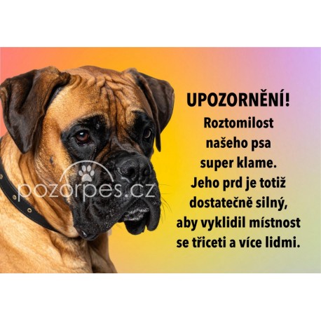 Tabulka ROZTOMILÝ PES