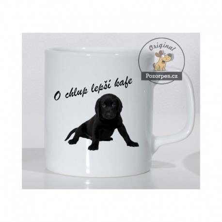 Labradorský retrívr černý - "O chlup lepší kafe"