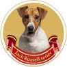 JACK RUSSELL TERIÉR - samolepa na auto19cm/3ks