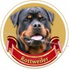 ROTTWEILER - samolepa na auto19cm