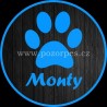 MONTY - Samolepka na auto 3ks