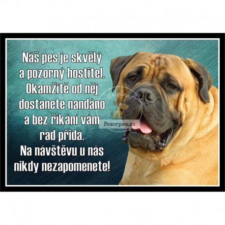 Tabulka POZORNÝ HOSTITEL hliník