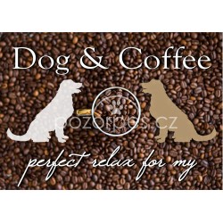 Tabulka DOG & COFFEE - hliník